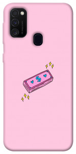 Чехол Simple pink money для Samsung Galaxy M30s