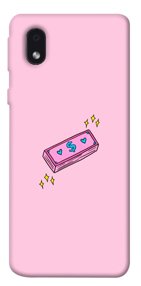 Чохол Simple pink money для Galaxy M01 Core