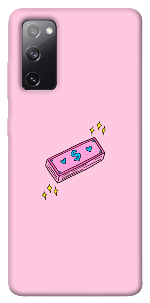 Чехол Simple pink money для Galaxy S20 FE