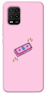 Чехол Simple pink money для Xiaomi Mi 10 Lite