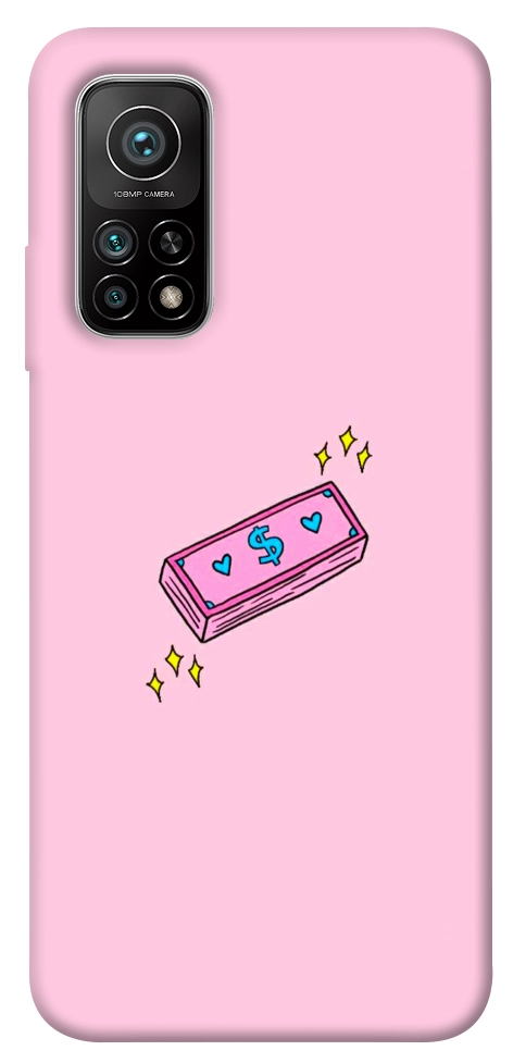 Чехол Simple pink money для Xiaomi Mi 10T