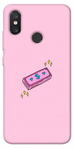 Чехол Simple pink money для Xiaomi Mi 8