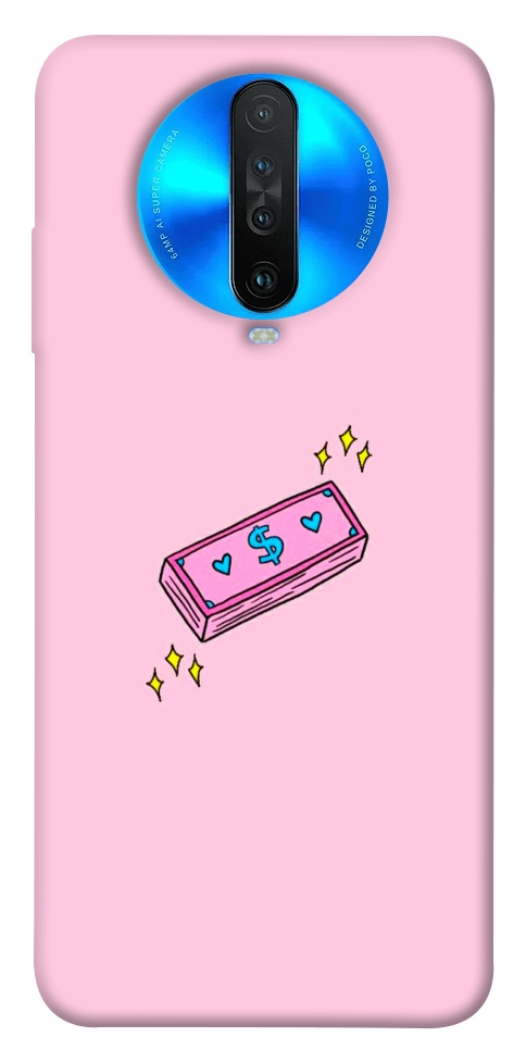 Чехол Simple pink money для Xiaomi Redmi K30