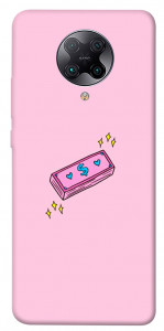 Чехол Simple pink money для Xiaomi Redmi K30 Pro