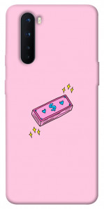 Чехол Simple pink money для OnePlus Nord