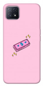 Чехол Simple pink money для Oppo A73