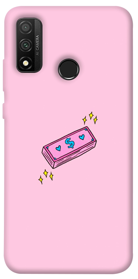 Чохол Simple pink money для Huawei P Smart (2020)