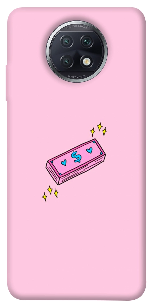 Чехол Simple pink money для Xiaomi Redmi Note 9T
