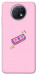 Чехол Simple pink money для Xiaomi Redmi Note 9T