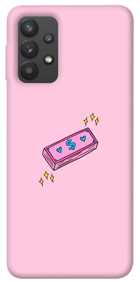 Чехол Simple pink money для Galaxy A32 4G