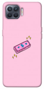 Чехол Simple pink money для Oppo Reno 4 Lite