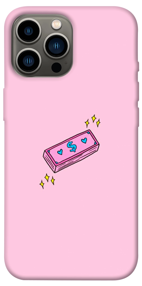 Чехол Simple pink money для iPhone 13 Pro Max
