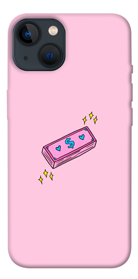 Чохол Simple pink money для iPhone 13