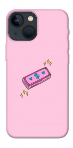 Чохол Simple pink money для iPhone 13 mini
