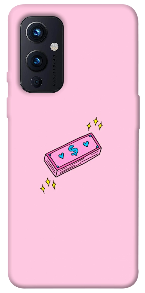 Чохол Simple pink money для OnePlus 9