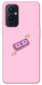 Чохол Simple pink money для OnePlus 9