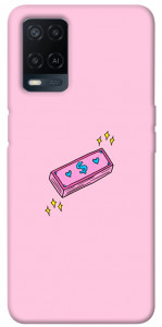 Чохол Simple pink money для Oppo A54 4G