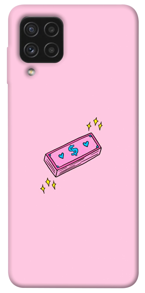 Чохол Simple pink money для Galaxy A22 4G