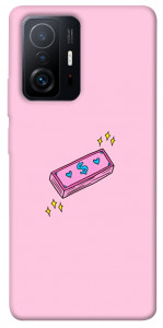 Чохол Simple pink money для Xiaomi 11T