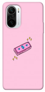 Чохол Simple pink money для Xiaomi Poco F3
