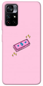 Чехол Simple pink money для Xiaomi Poco M4 Pro 5G