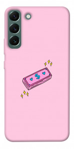 Чехол Simple pink money для Galaxy S22+