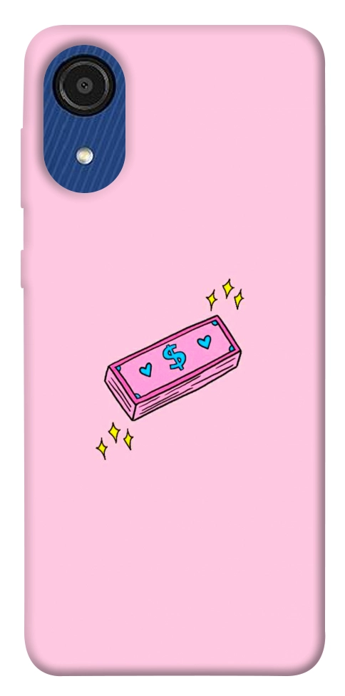 Чохол Simple pink money для Galaxy A03 Core
