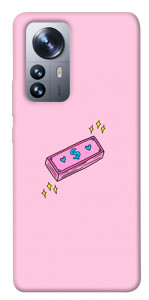 Чехол Simple pink money для Xiaomi 12