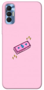 Чехол Simple pink money для TECNO Spark 8P