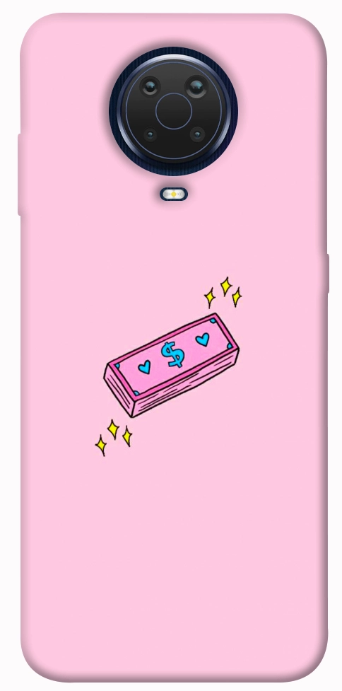 Чехол Simple pink money для Nokia G20