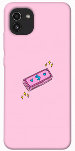 Чохол Simple pink money для Galaxy A03