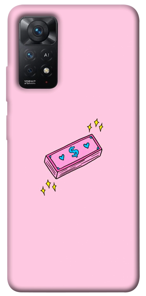 Чохол Simple pink money для Xiaomi Redmi Note 11 Pro 5G