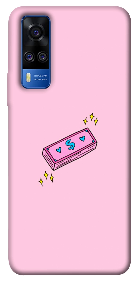 Чехол Simple pink money для Vivo Y51a
