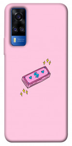 Чехол Simple pink money для Vivo Y51a
