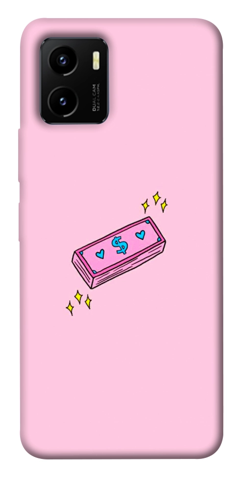 Чохол Simple pink money для Vivo Y15s