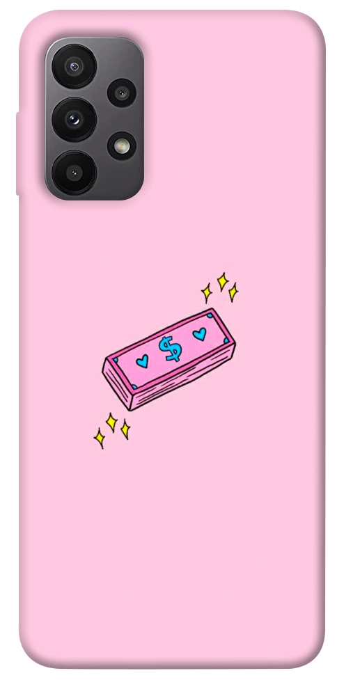 Чехол Simple pink money для Galaxy A23