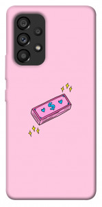 Чехол Simple pink money для Galaxy A53