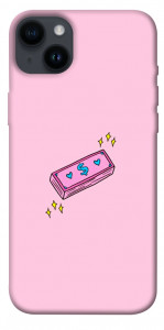 Чехол Simple pink money для iPhone 14 Plus