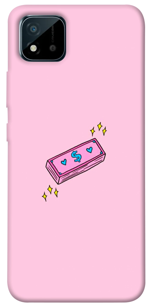 Чохол Simple pink money для Realme C20