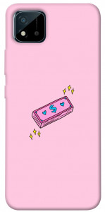 Чохол Simple pink money для Realme C20