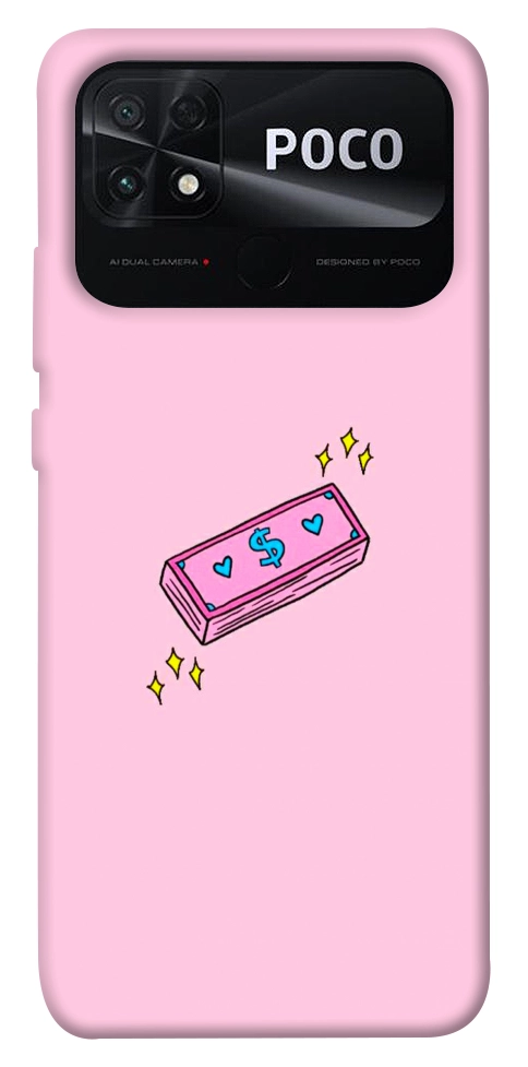 Чохол Simple pink money для Xiaomi Poco C40
