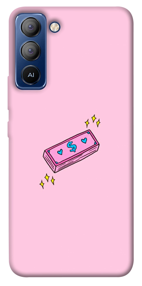 Чохол Simple pink money для TECNO Pop 5 LTE