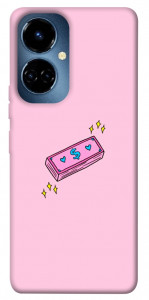 Чохол Simple pink money для TECNO Camon 19 (CI6n)