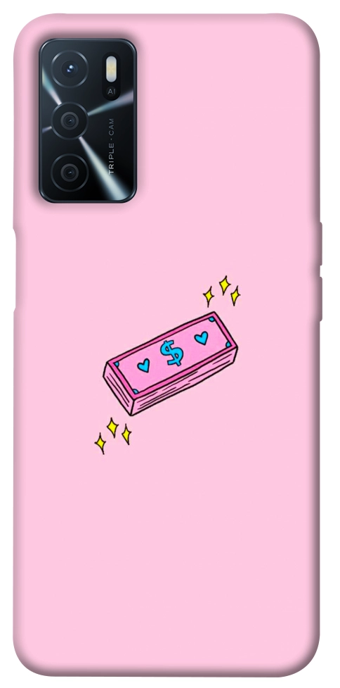 Чохол Simple pink money для Oppo A54s