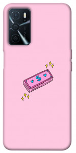 Чехол Simple pink money для Oppo A54s