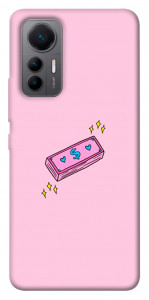 Чехол Simple pink money для Xiaomi 12 Lite