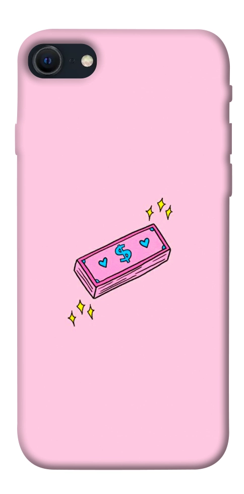 Чохол Simple pink money для iPhone SE (2022)