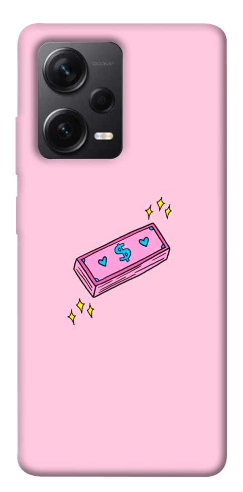 Чехол Simple pink money для Xiaomi Redmi Note 12 Pro 5G
