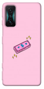 Чехол Simple pink money для Xiaomi Redmi K50 Gaming
