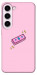 Чохол Simple pink money для Galaxy S23+